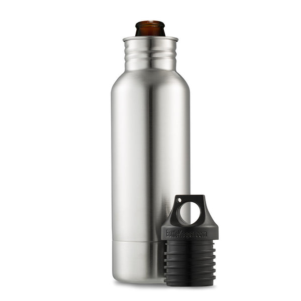  BottleKeeper - The Stubby 2.0 - The Original Stainless Steel  Bottle Holder and Insulator to Keep Your Beer Colder (Green): Home & Kitchen